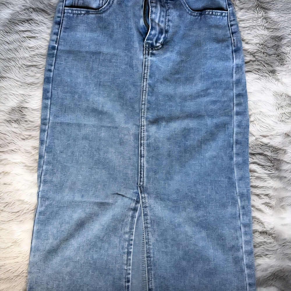 SHEIN Blue Denim Skirt